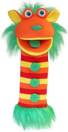 Buttons Sockette Puppet