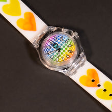 Load image into Gallery viewer, Watercolor Hearts Glow Watch
