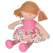 Load image into Gallery viewer, Lil&#39;l Fran Doll Light Brown Hair With Pink &amp; Green Dress