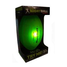 Load image into Gallery viewer, Green Football Nightball