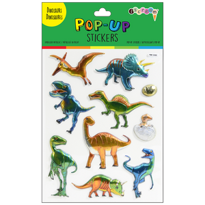 Dinosaur Pop Up Stickers