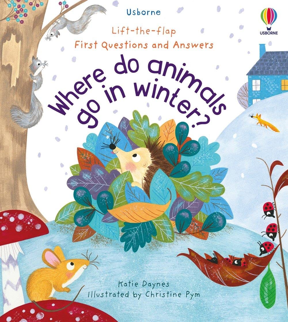 Lift-The-Flap First Questions And Answers Where Do Animals Go In The Winter? Board Book
