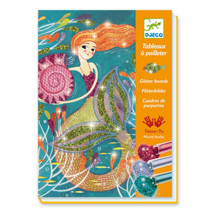 Mermaid Glitter Boards