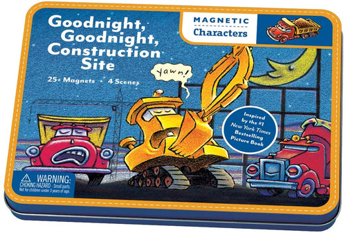 Goodnight Construction Site Magnetic Tin