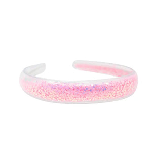 Confetti Headband Pink Star