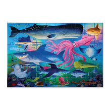 Load image into Gallery viewer, 60 PC Shimmering Sharks Foil Puzzle
