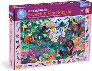 64 PC In The Mountains Search & Find Puzzle