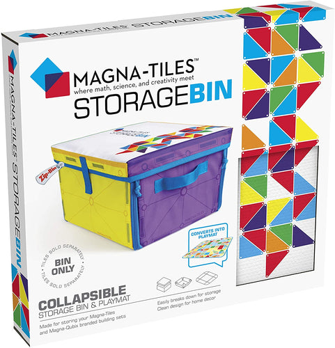 Magnatiles Storage Bin & Interactive Play-Mat