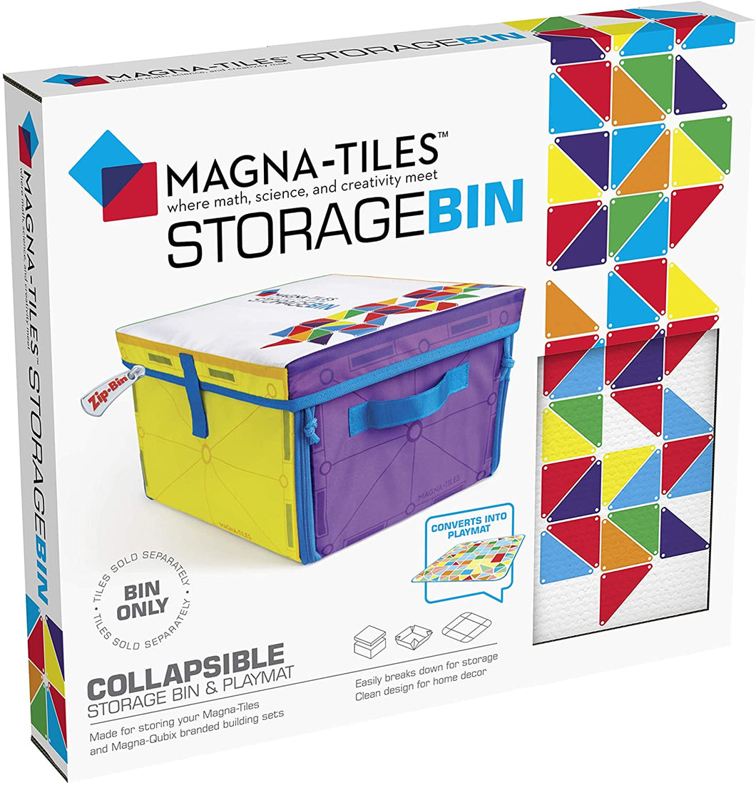 Magnatiles Storage Bin & Interactive Play-Mat