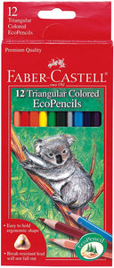 12 Count Triangular Colored Eco Pencils