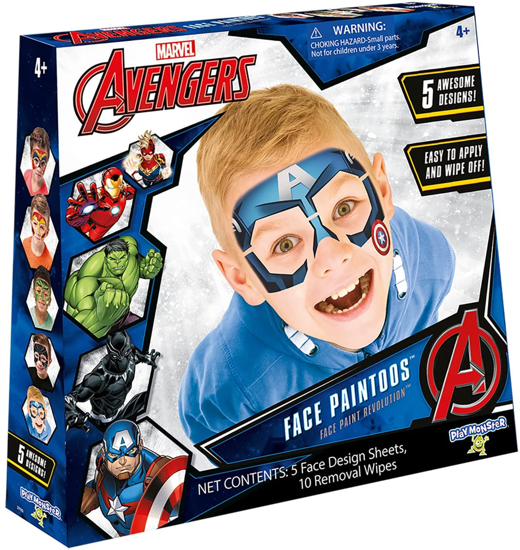 *Marvel Avengers Face Paintoos