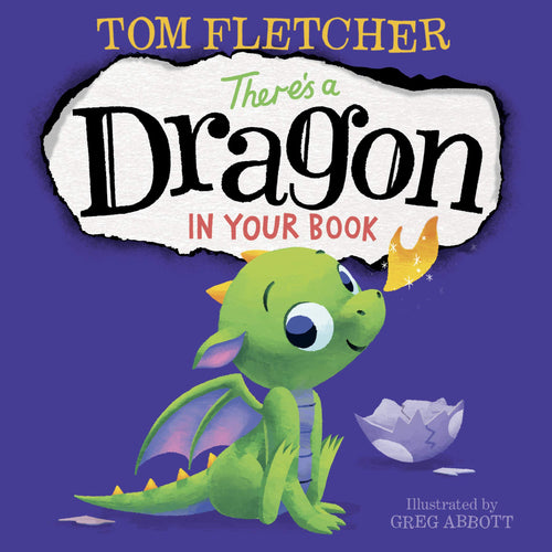 There's A Dragon In Your Book Board Book