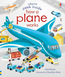 Peek Inside How A Plane Works Board Book
