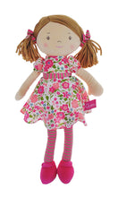 Load image into Gallery viewer, Fran Doll Light Brown Hair With Pink &amp; Green Dress
