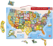 Load image into Gallery viewer, Janod Magnetic USA Map