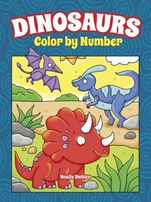 Dinosaurs Color By Number Book