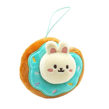 Load image into Gallery viewer, Mini Bunniroll Donut Plush Keychain
