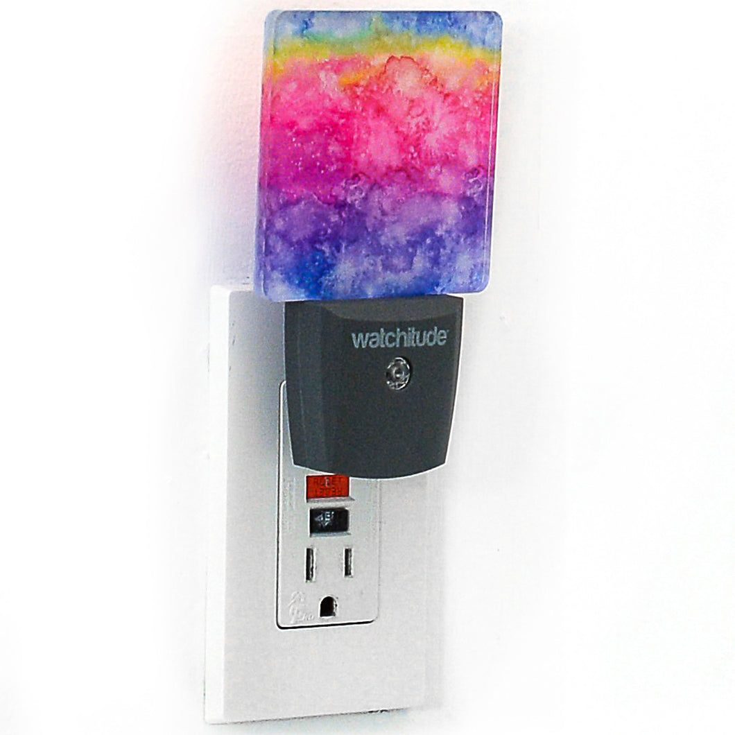 Rainbow Tie Dye LED Night Light