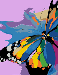 Bright Butterfly Artwille Paint By Numbers