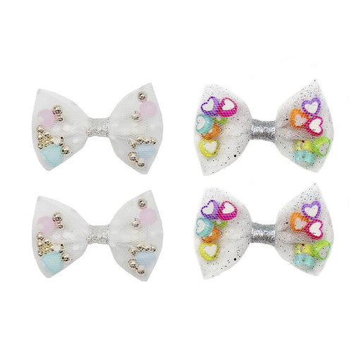 Bowtastic Party Hair Clip 2 Piece Set
