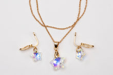 Load image into Gallery viewer, Boutique Holographic Star Necklace With Ring Or Earring Set