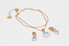 Load image into Gallery viewer, Boutique Holographic Star Necklace With Ring Or Earring Set