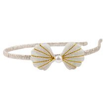 Load image into Gallery viewer, Boutique Golden Mermaid Shell Headband