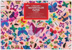Butterflies Watercolor Paper Pad