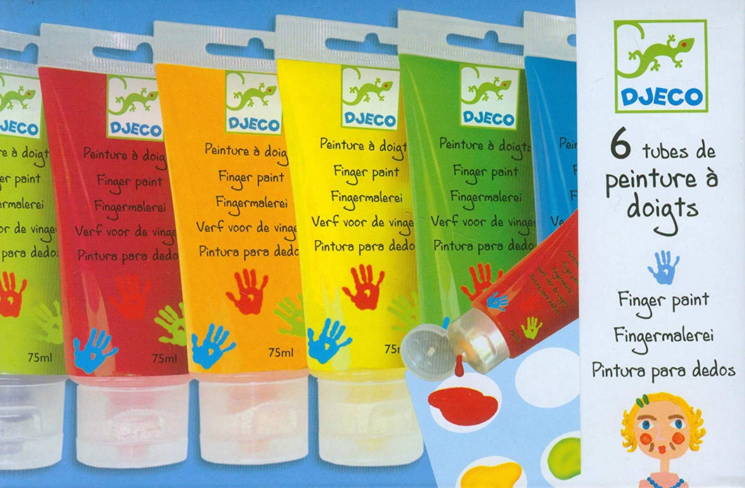 Djeco Finger Paints - Primary