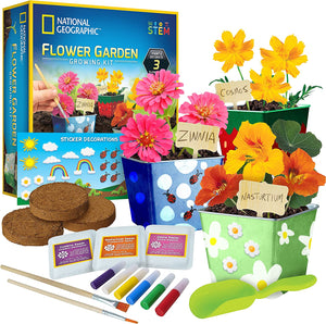 National Geographic Flower Garden Growing Kit