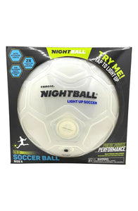 White Soccer Ball NightBall Size 5