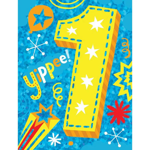 Yippee! 1 Foil Enclosure Card