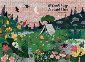 1000 PC All Good Things Are Wild And Free Puzzle