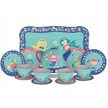 Load image into Gallery viewer, Mermaid Tin Tea Set