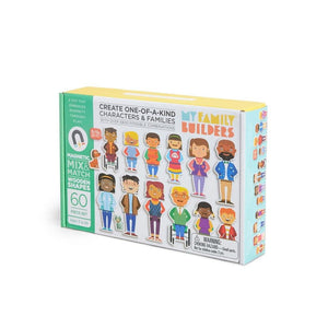 My Family Builders 60 PC Magnetic Wooden Shapes