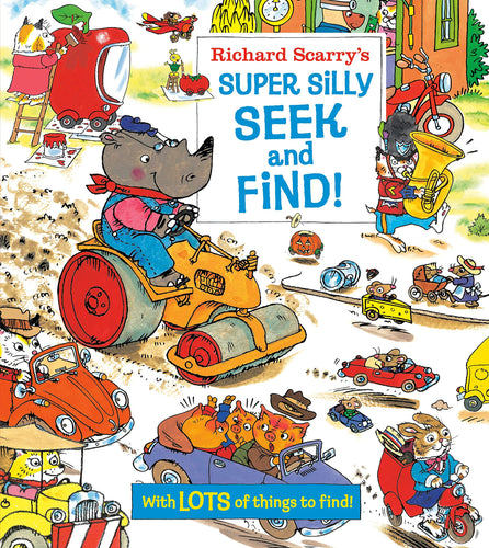 Richard Scarry's Super Silly Seek And Find Large Board Book
