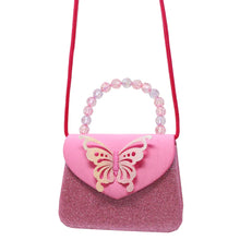 Load image into Gallery viewer, Rainbow Butterfly Hard Handbag