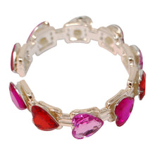 Load image into Gallery viewer, Gemstone Heart Bangle