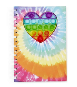 Heart Rainbow Popper Notebook