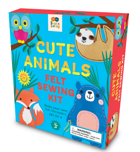 Cute Animals Felt Sewing Kit