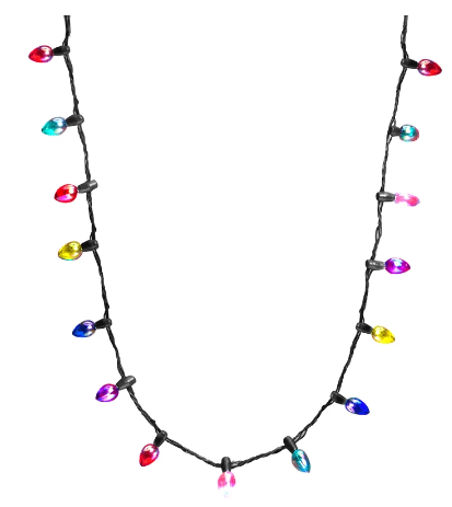 Blinking Light Up Mini Bulb Necklace
