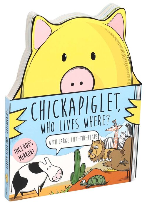Chickapiglet, Who Lives Where? Board Book
