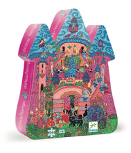 Load image into Gallery viewer, 54 Piece Fairy Castle Silhouette Puzzle