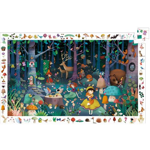 100 PC Enchanted Forest Observation Puzzle