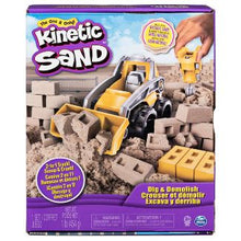 Load image into Gallery viewer, Kinetic Sand Dig &amp; Demolish Truck Set