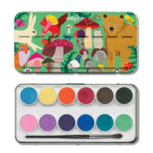 Load image into Gallery viewer, Mushroom 12 Watercolors Tin
