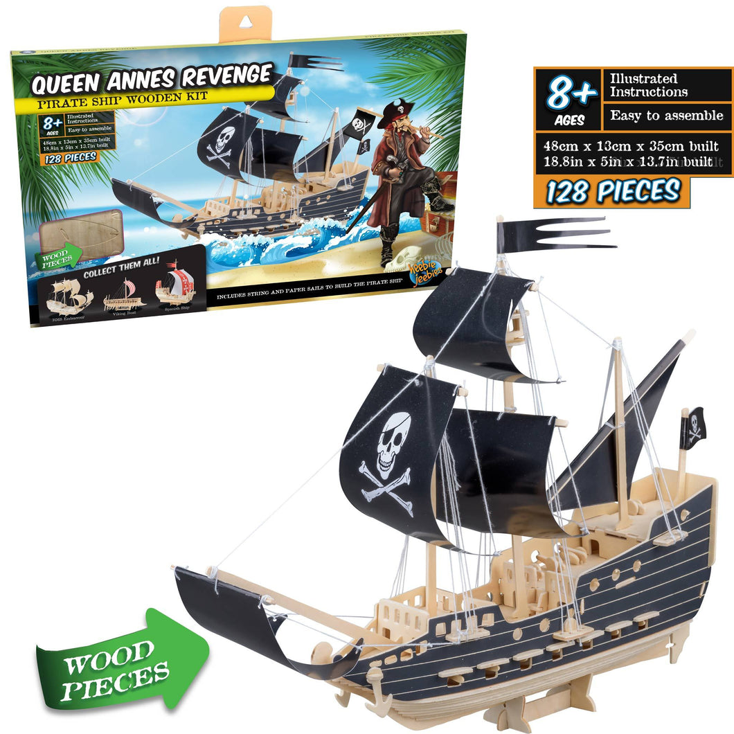 Queen Annes Revenge Wood Pirate Ship