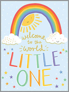Baby Rainbow Enclosure Card