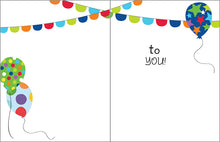 Load image into Gallery viewer, Balloons &amp; Banners Birthday Card