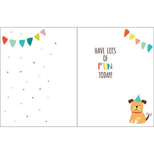 Happy Happy Birthday Dog Card